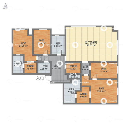 林肯公园户型图