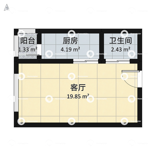 上海城LOMO公寓户型图