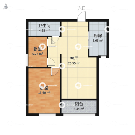华业东方玫瑰D区户型图