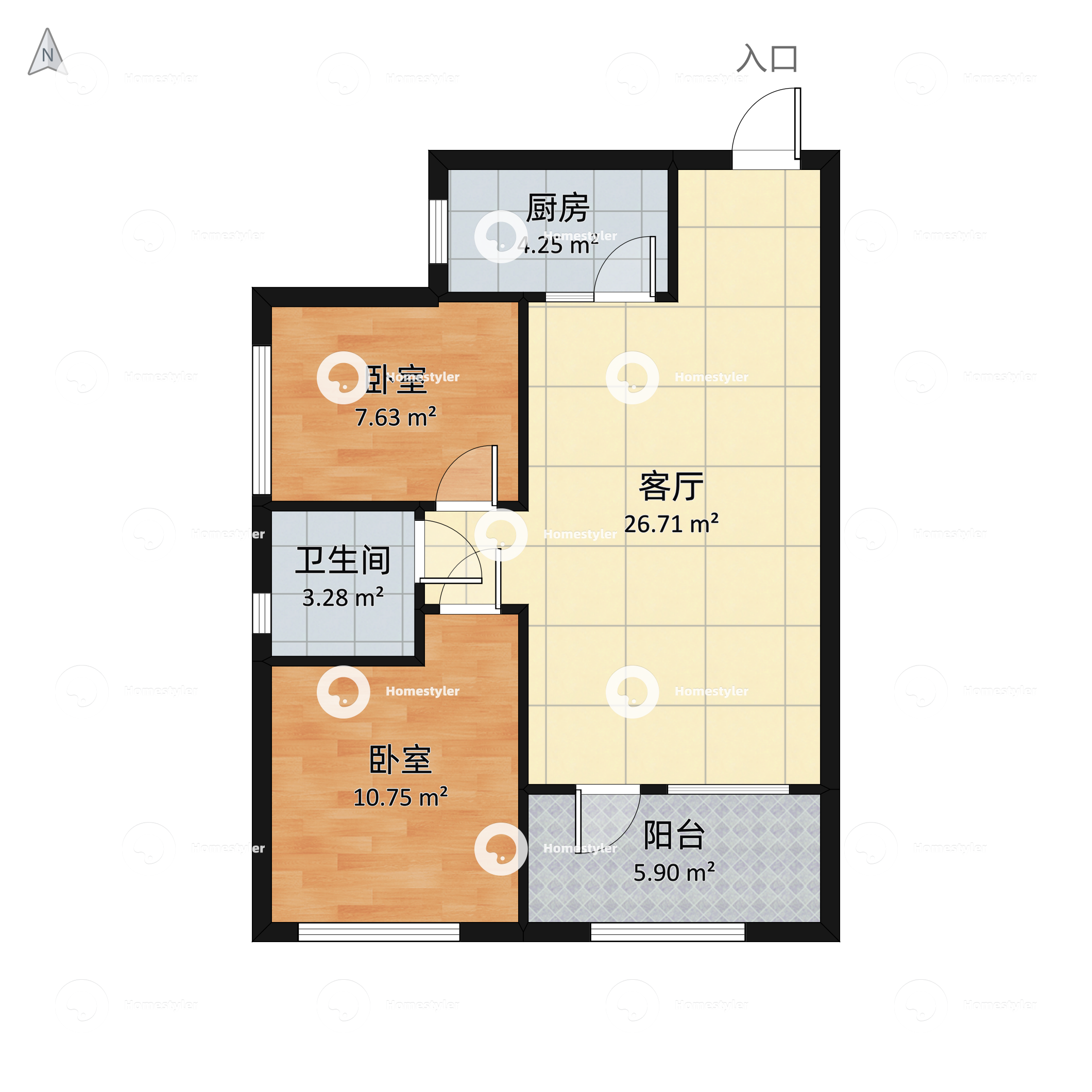 奧園國際城戶型圖 - 小區戶型圖 -躺平設計家