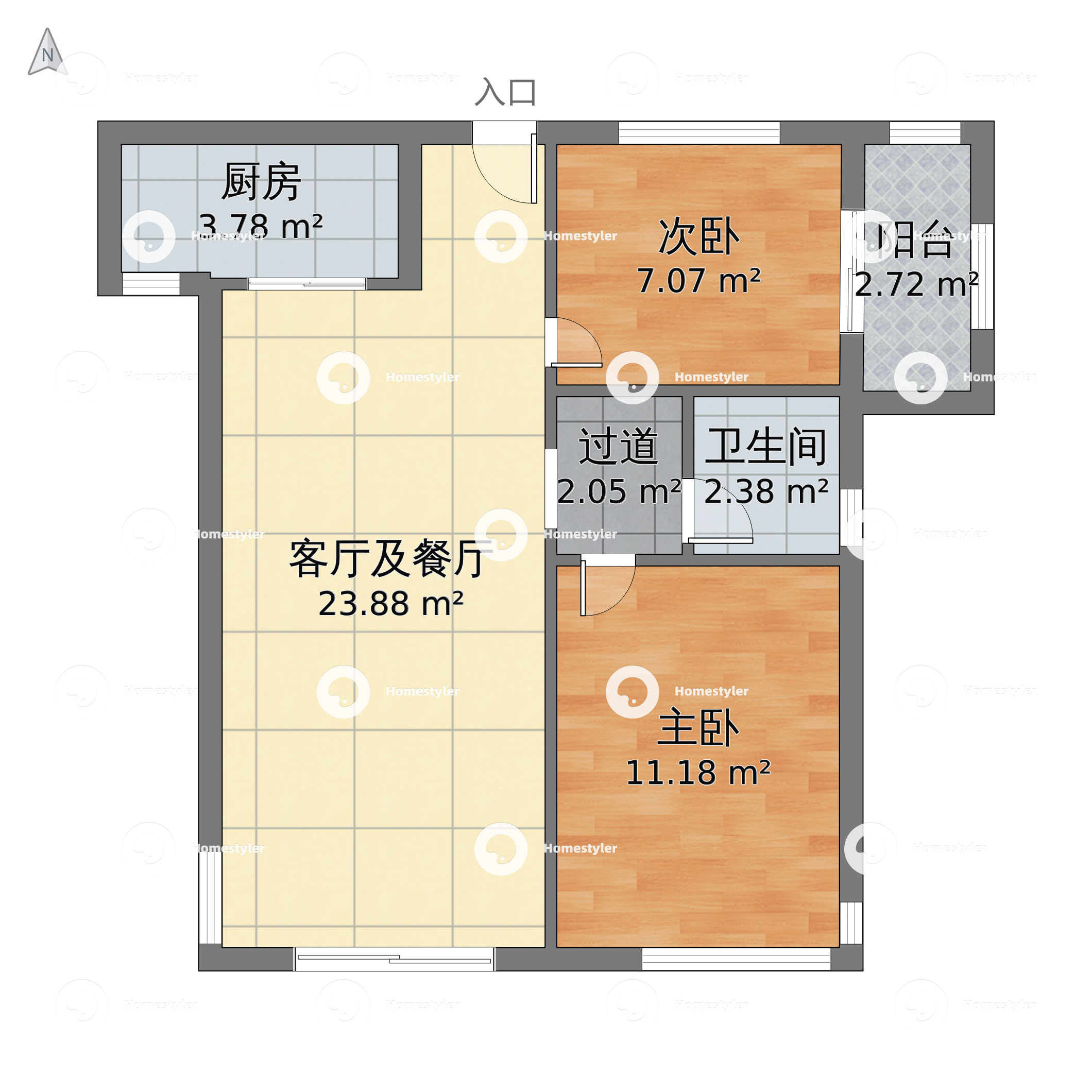 福建省南平市建阳区 建发悦城1室1厅1卫 103m05