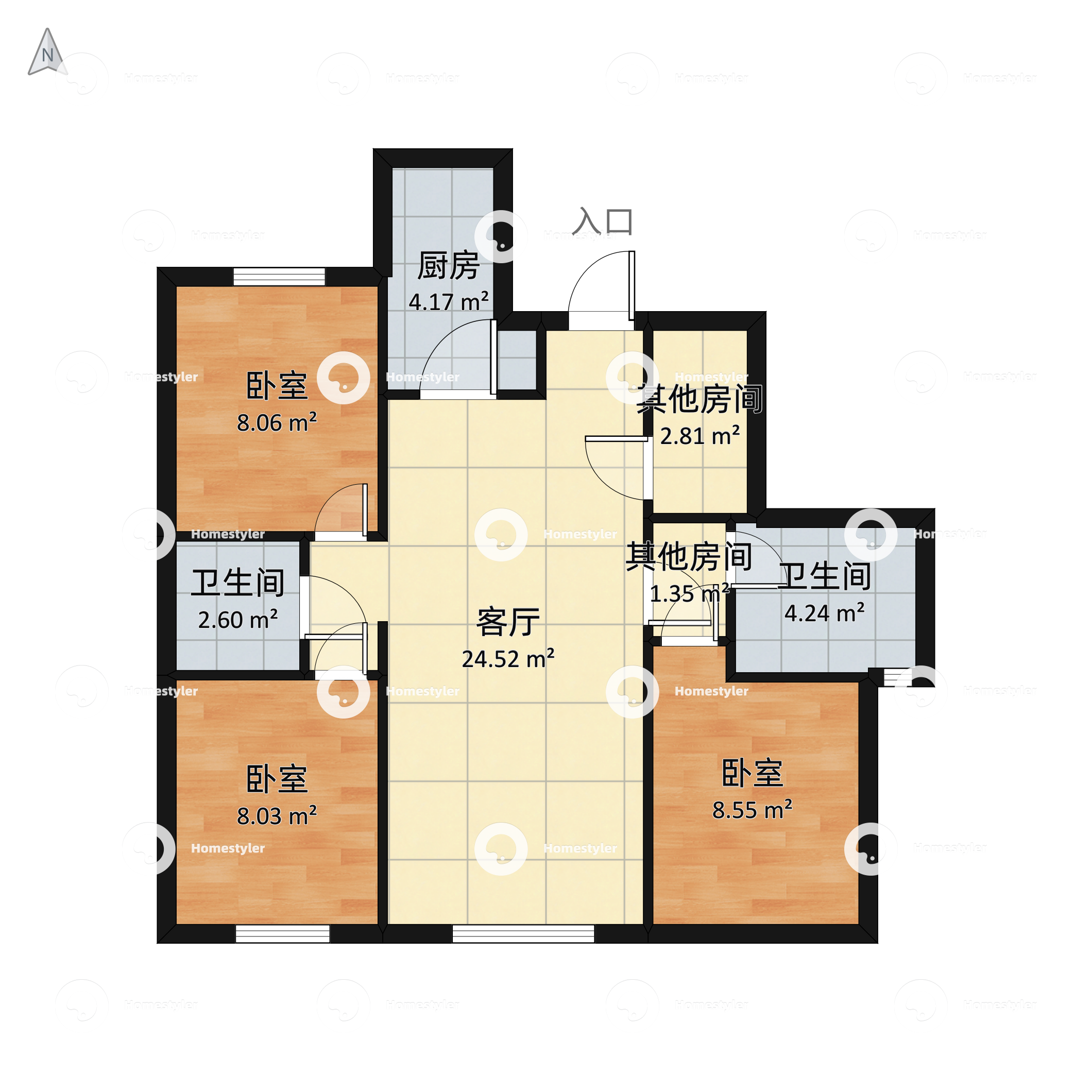 公园时代2户型图