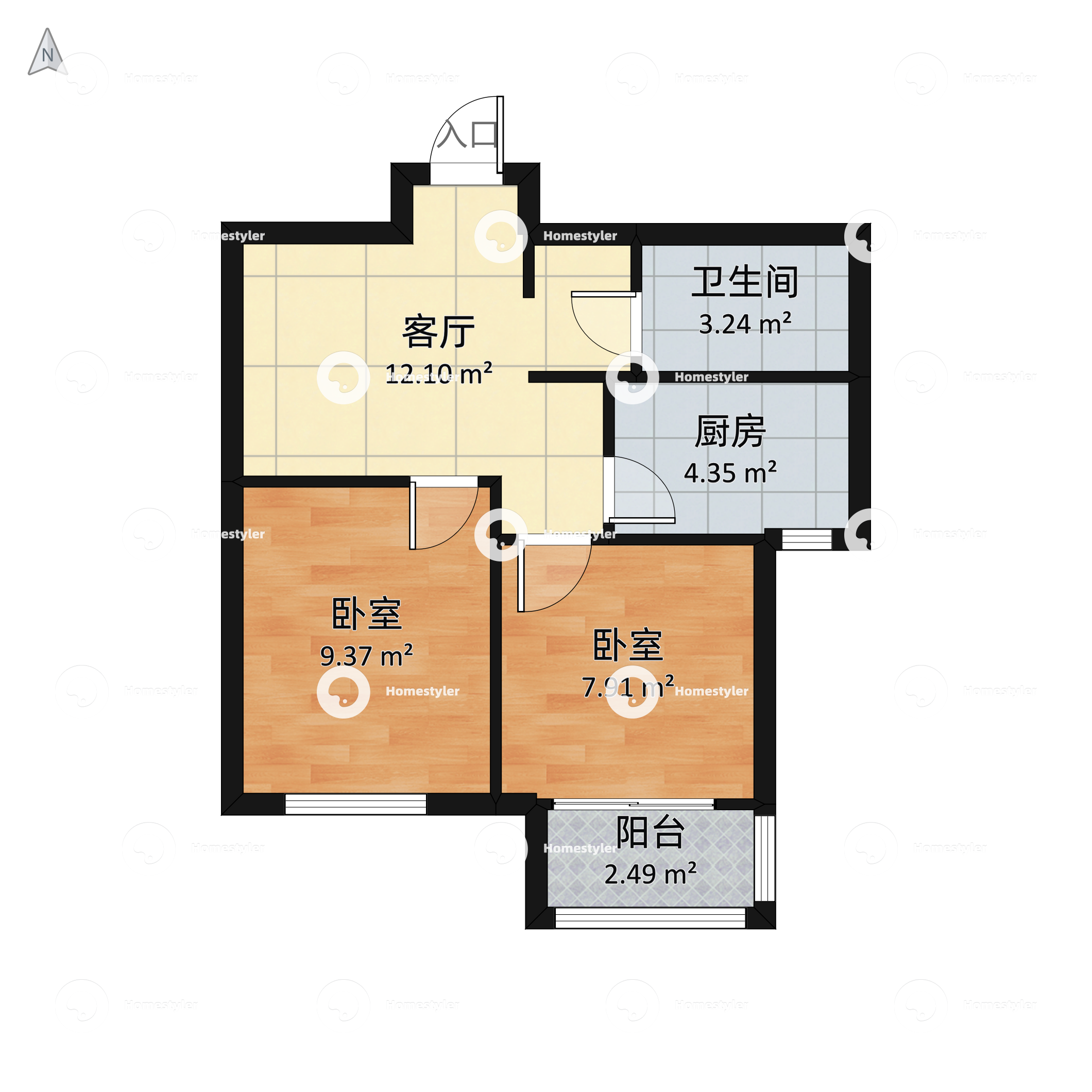 亚林西居住区户型图