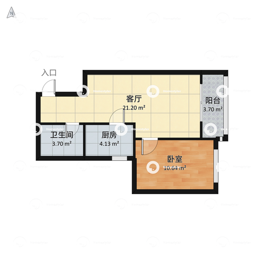 新景家园(西区)户型图