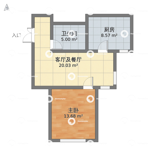 金源财富广场户型图