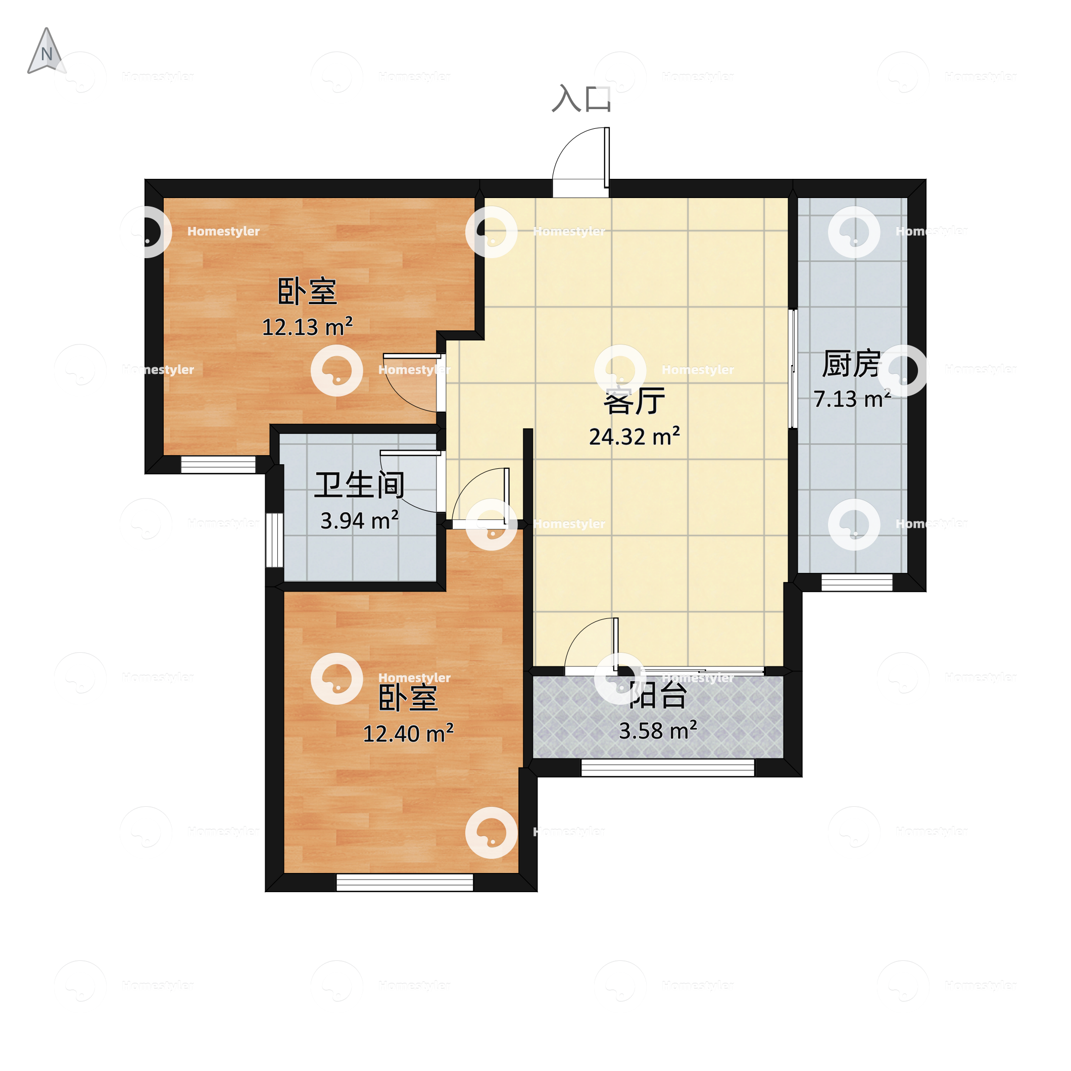 海亮公馆户型图