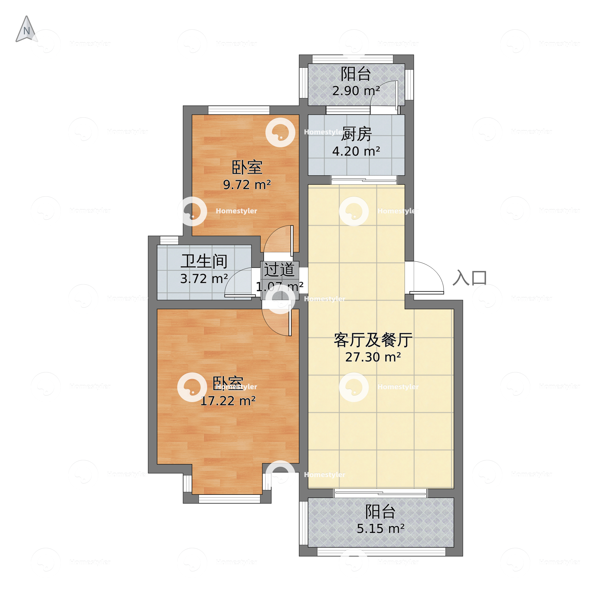 邹城恒德公馆户型图片