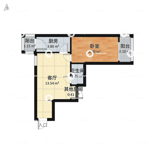 芍药居北里户型图