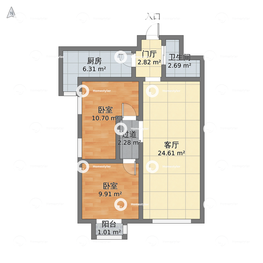 华业东方玫瑰C区小区户型图