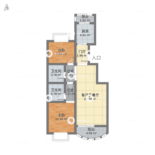 新华联家园北区小区户型图