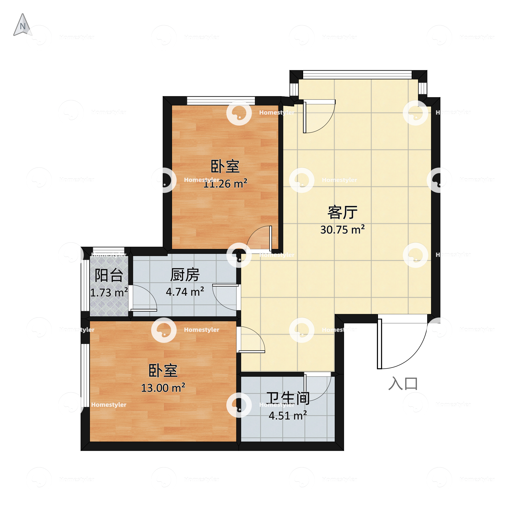 大庆新城枫景户型图图片