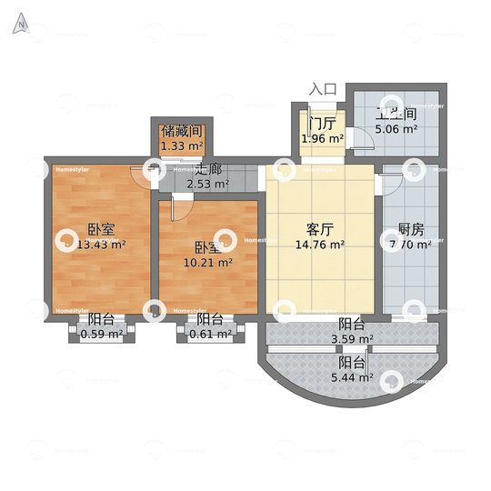 加华印象街小区户型图
