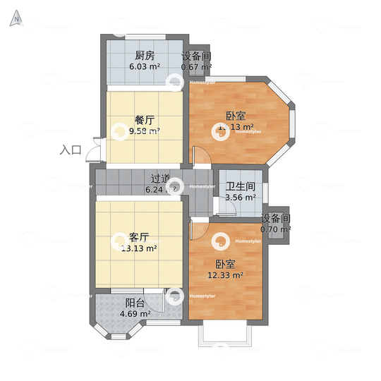 宇泰珑湾户型图