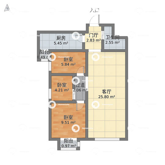 华业东方玫瑰C区小区户型图