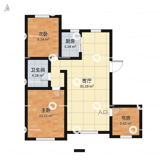 保利利中央公园小区户型图