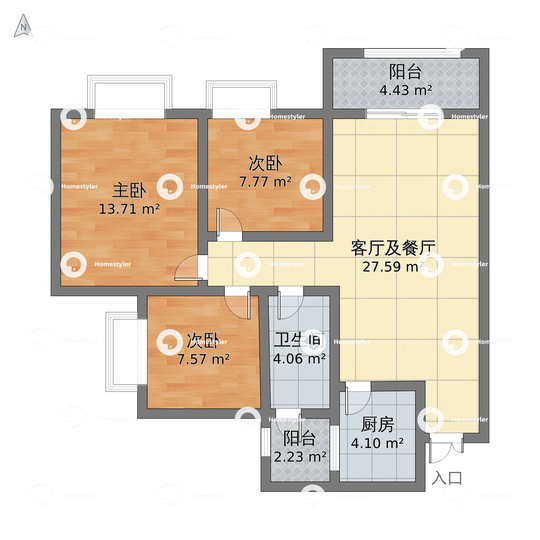 长源西城国际户型图