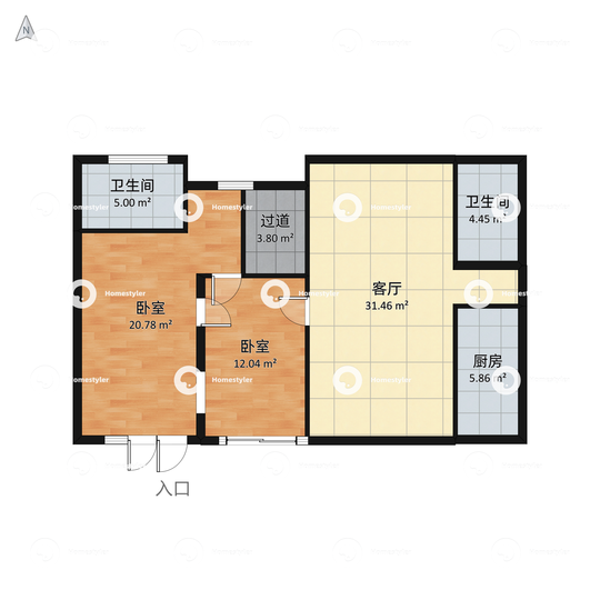 天润福熙大道户型图