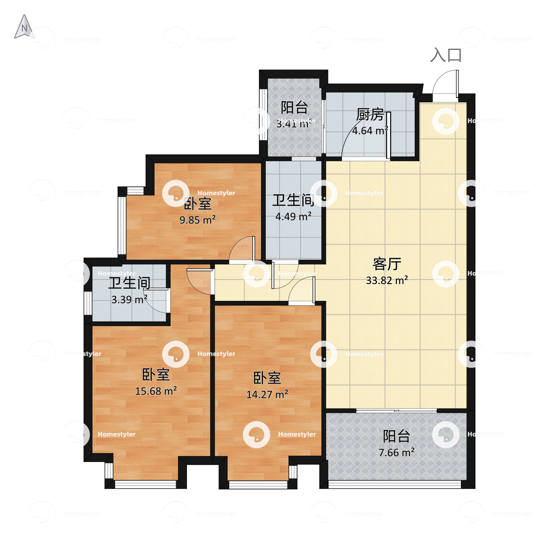 汉中市 汉南领秀 户型详情