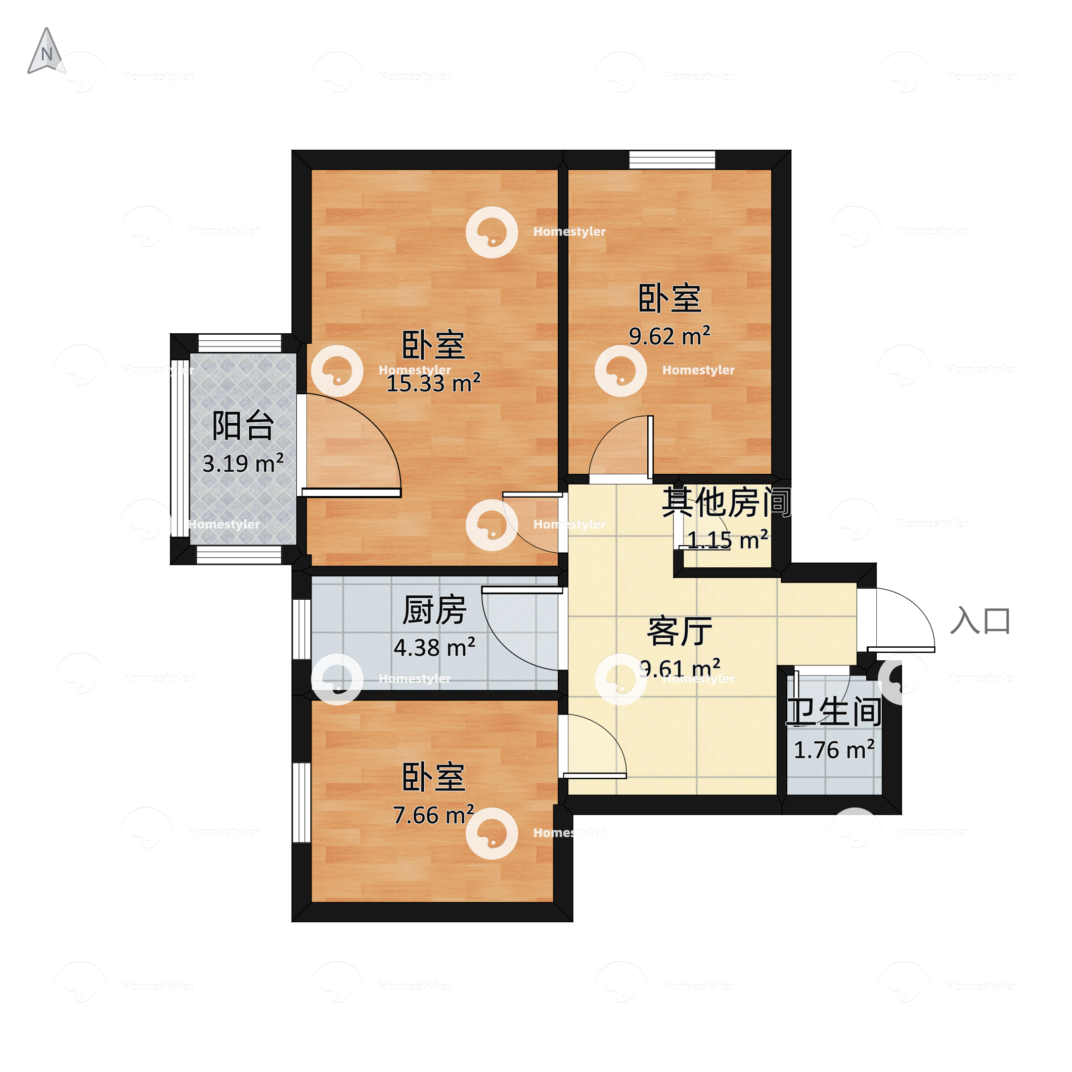 清华园铁路宿舍户型图