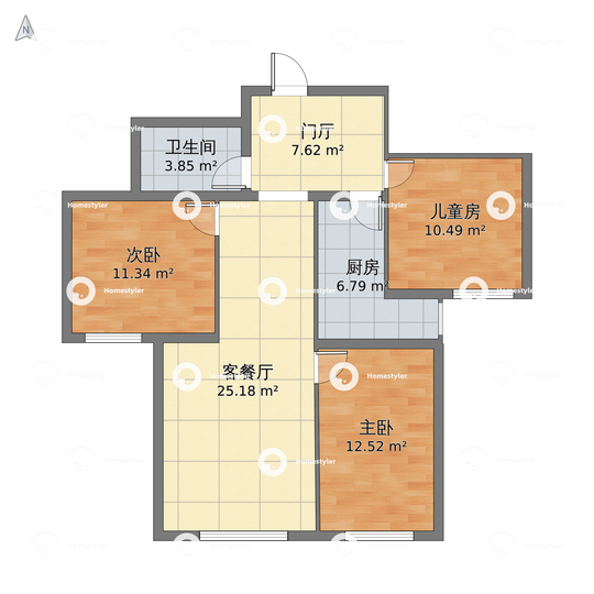 北京市海淀区三里河路建设部大院号院户型图