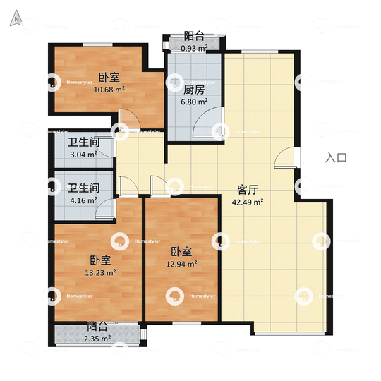 万象新天四区户型图