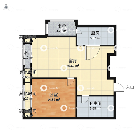 华业业玫瑰东方户型图