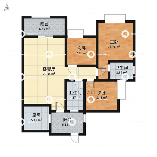 龙城华府户型图