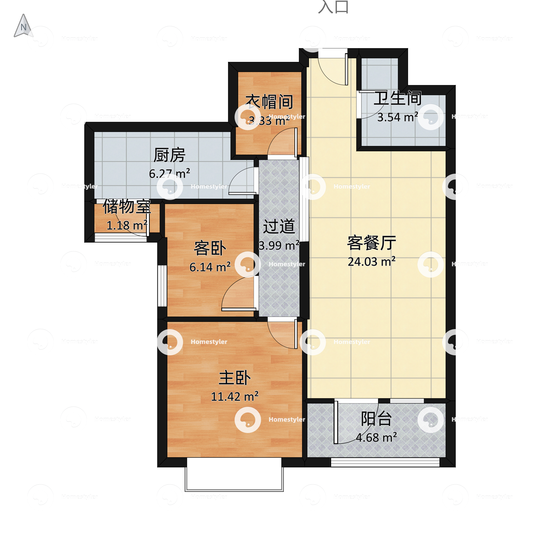 华业东方玫瑰小区户型图