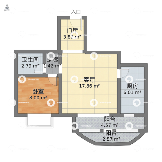 加华印象街小区户型图