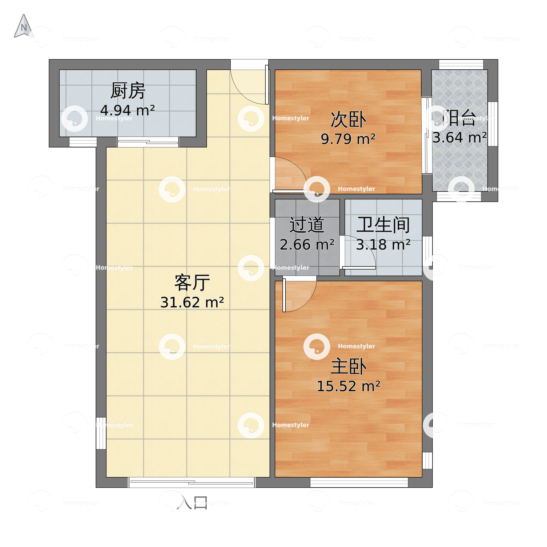 福建省南平市建阳区 建发悦城1室1厅1卫 103m05