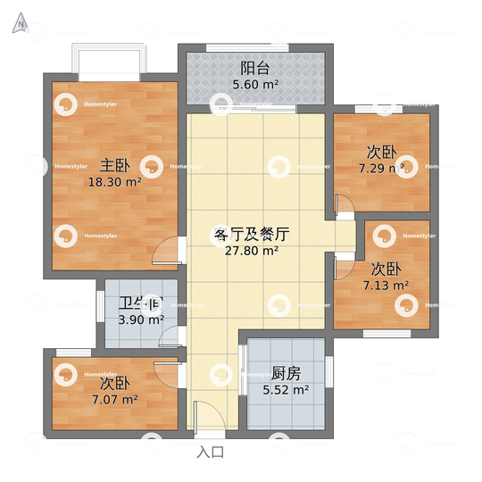 康博公馆户型图