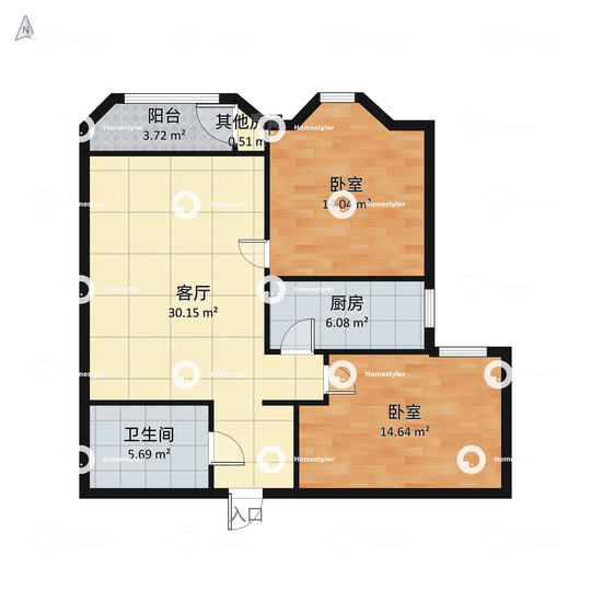 新磁器 青春坐标 新景家园2期 新景家园2期户型图