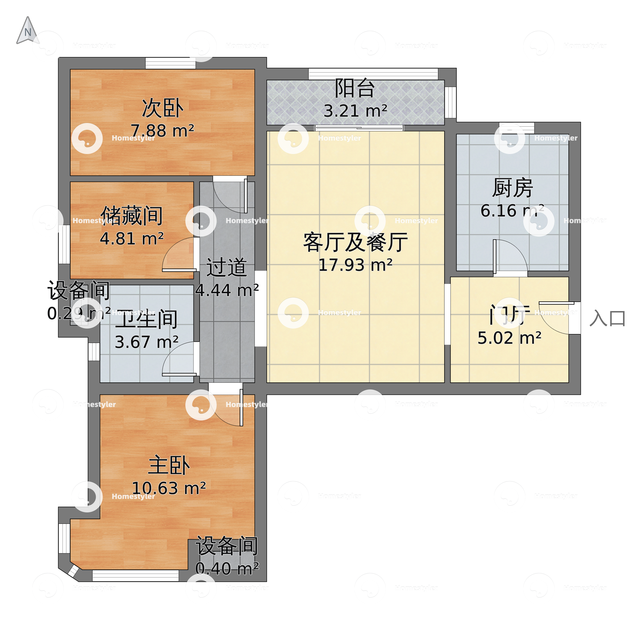 石家庄果岭湾户型图图片