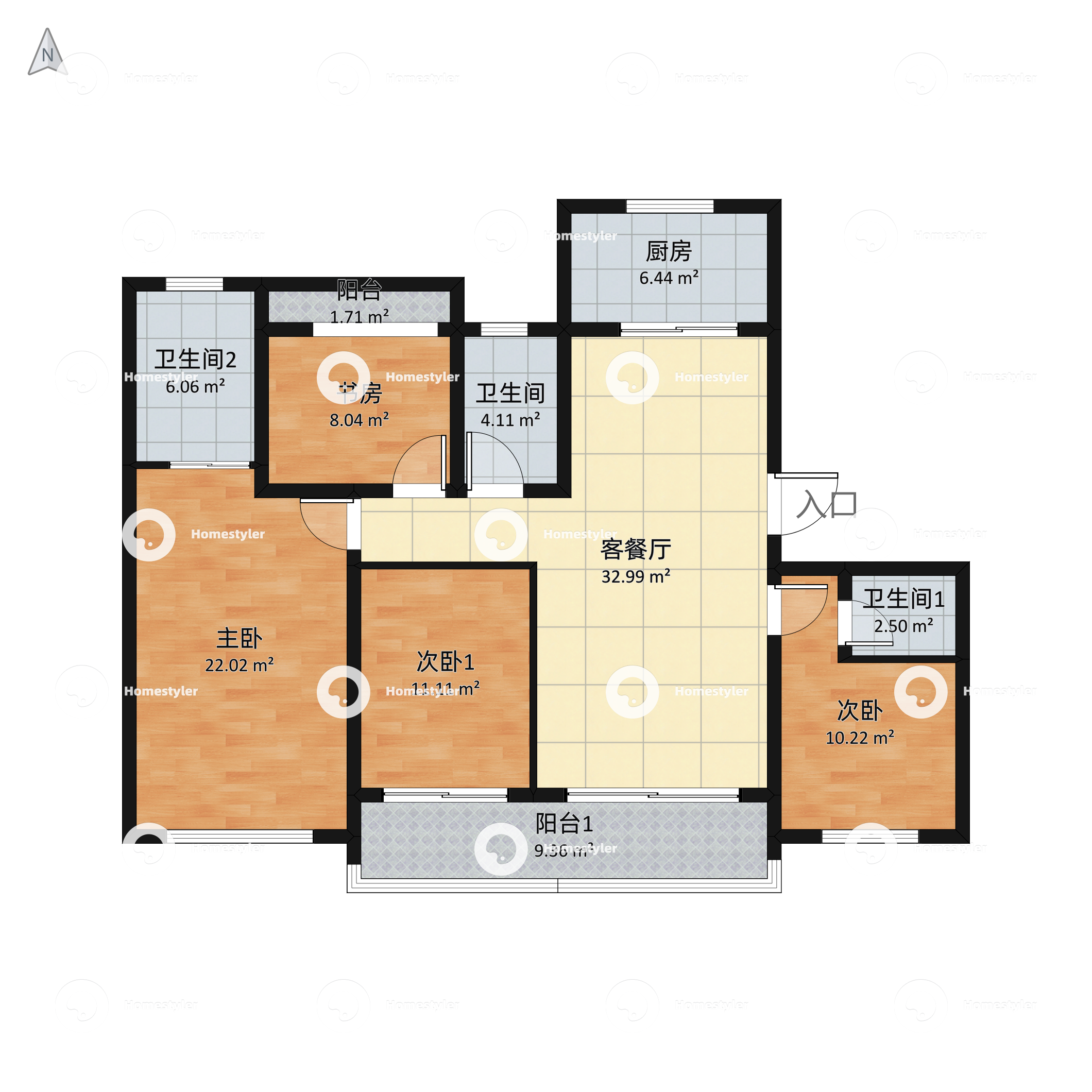 卓越明熙府户型图