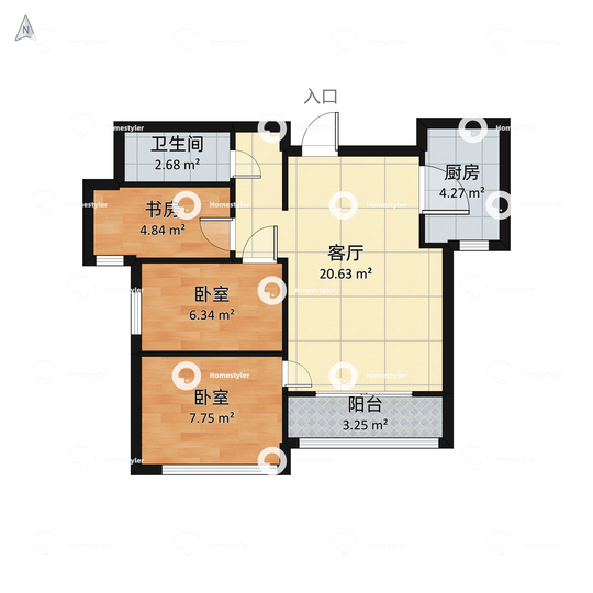 华业东方玫瑰户型图