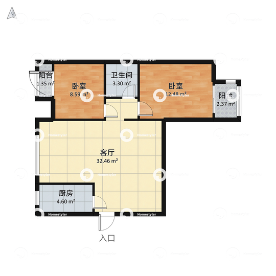 华业东方玫瑰D区户型图