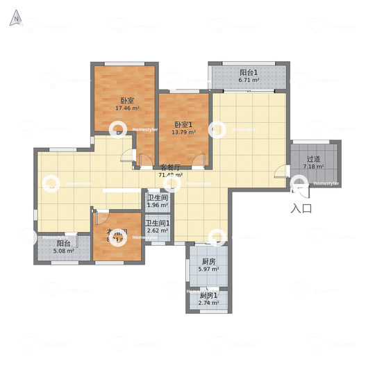 清溪川9号户型图