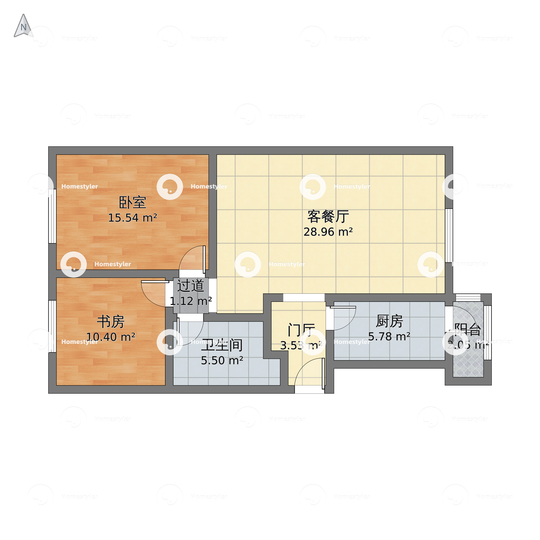 悠唐麒麟公馆ELITE公寓区户型图