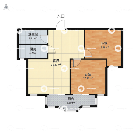 时代国际户型图