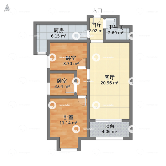 华业东方玫瑰小区户型图