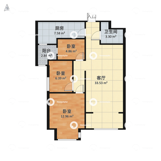 华业东方玫瑰A区户型图