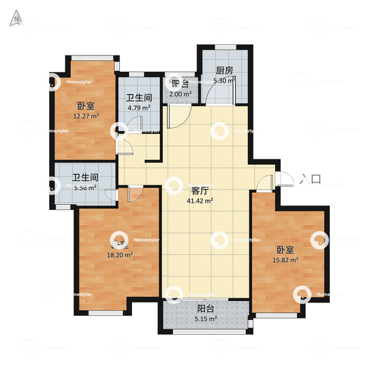 天地源枫林意树户型图