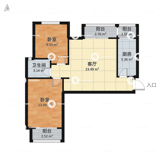 三环新城6号院户型图